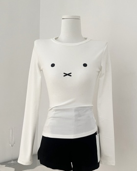 Long sleeve bottoming shirt slim T-shirt for women