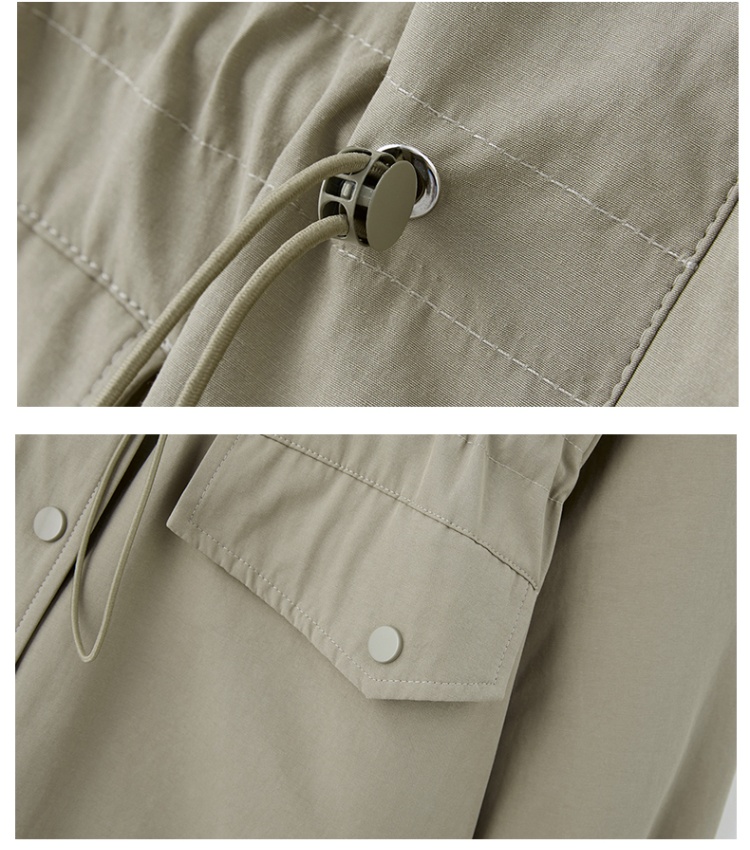 Korean style large lapel cotton coat thick coat