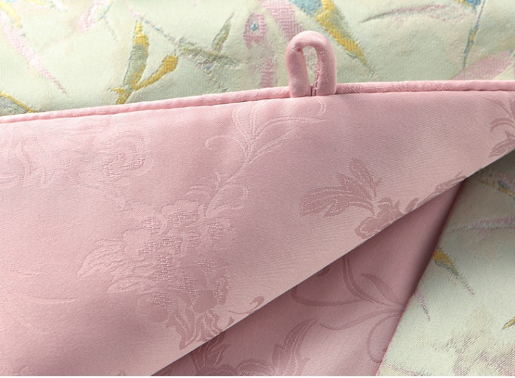 Short jacquard cotton coat temperament coat