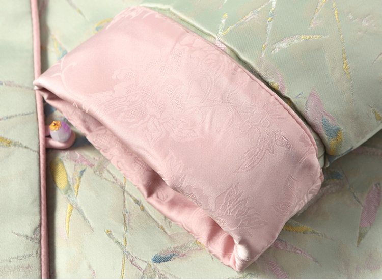 Short jacquard cotton coat temperament coat