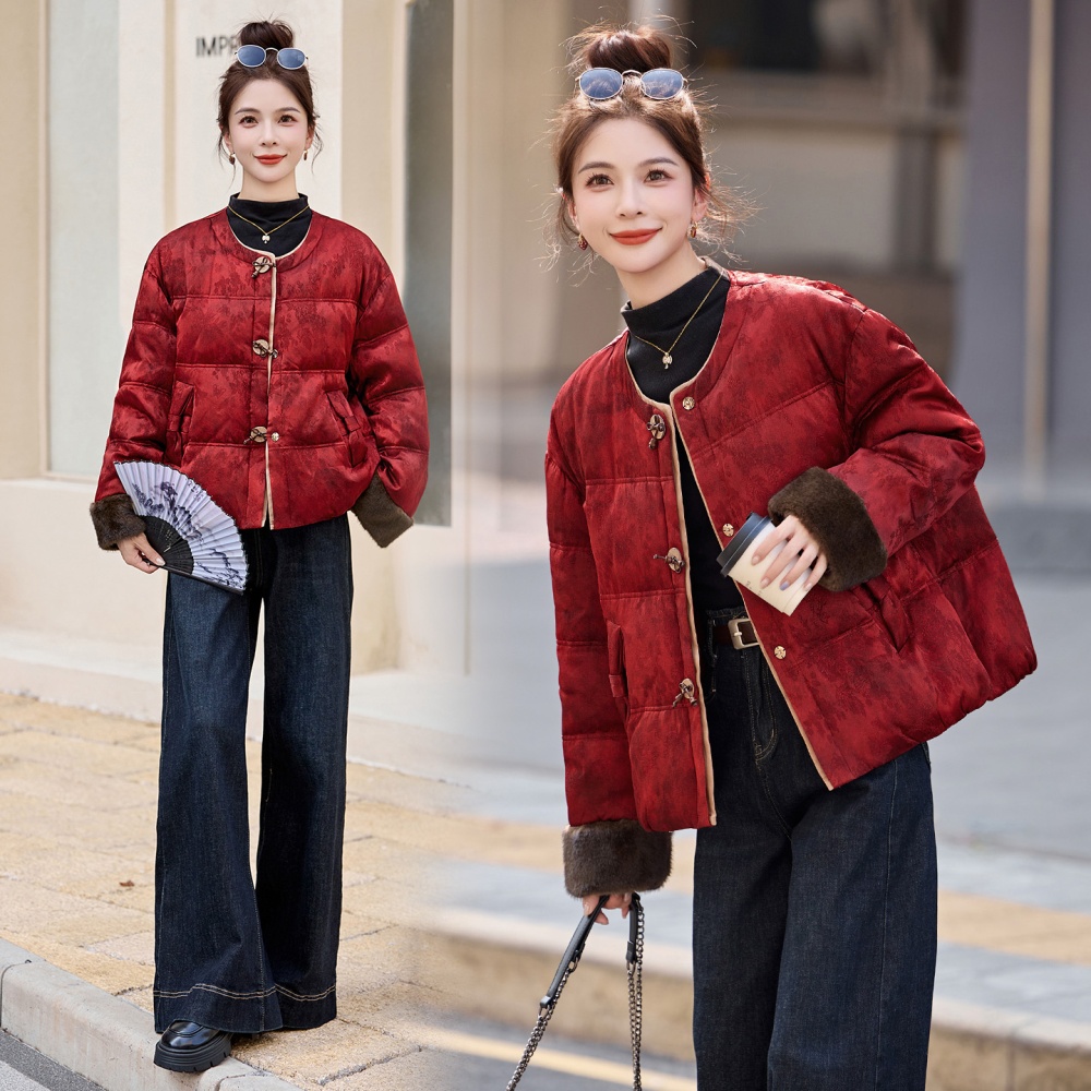 Winter Chinese style down coat