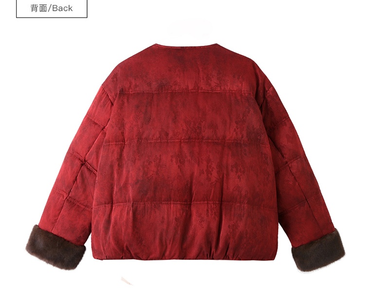Winter Chinese style down coat
