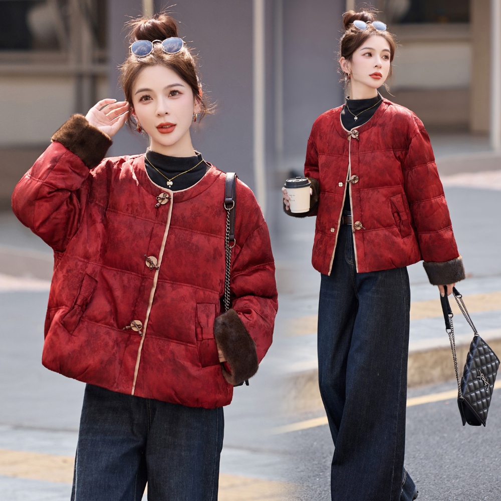 Winter Chinese style down coat