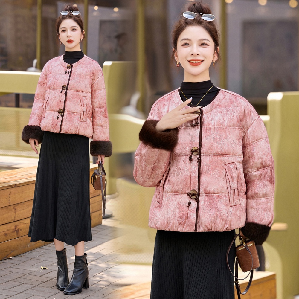 Winter Chinese style down coat