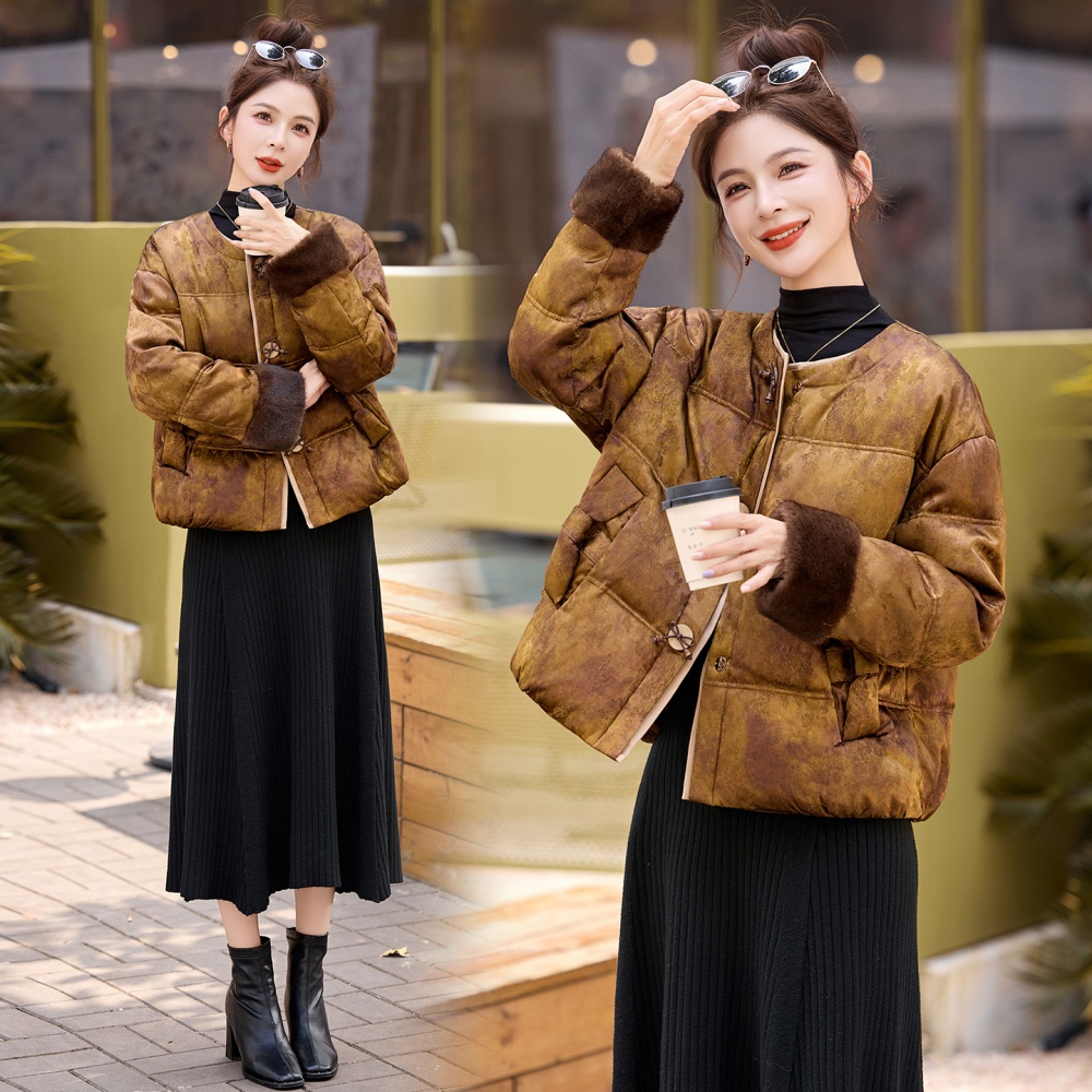 Winter Chinese style down coat