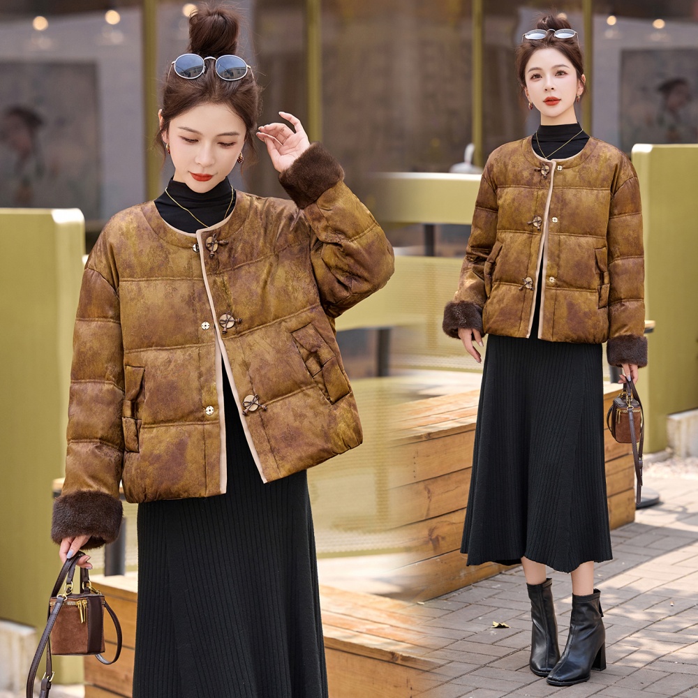 Winter Chinese style down coat