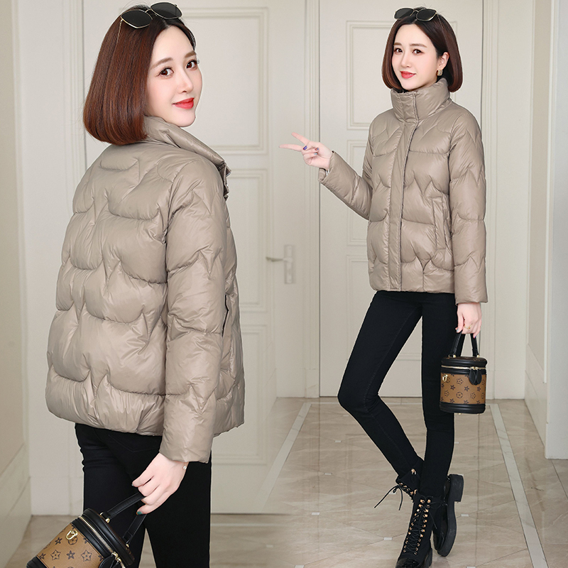 Loose winter fashion coat thick short cotton coat for women