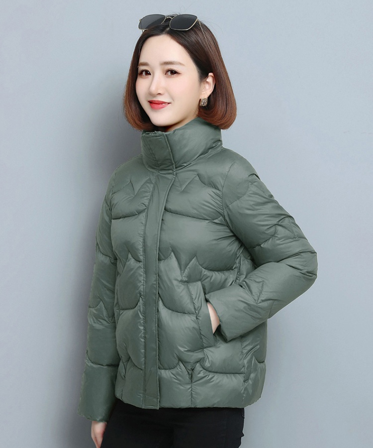 Loose winter fashion coat thick short cotton coat for women