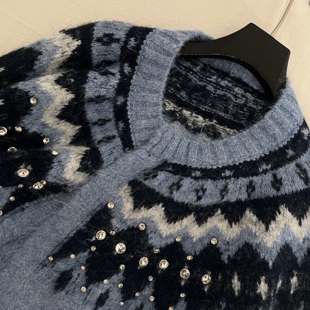 Winter wears outside slim coat lazy short knitted sweater