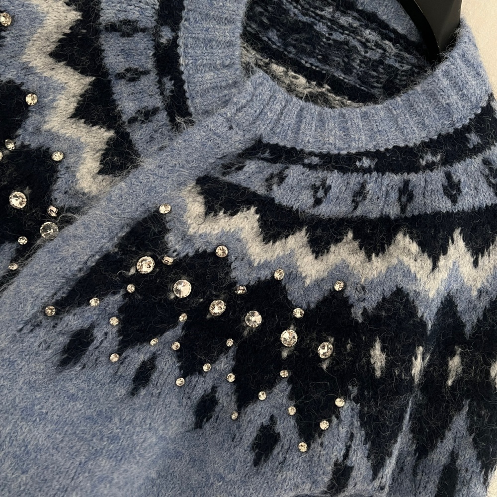 Winter wears outside slim coat lazy short knitted sweater