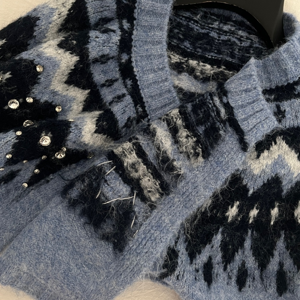 Winter wears outside slim coat lazy short knitted sweater