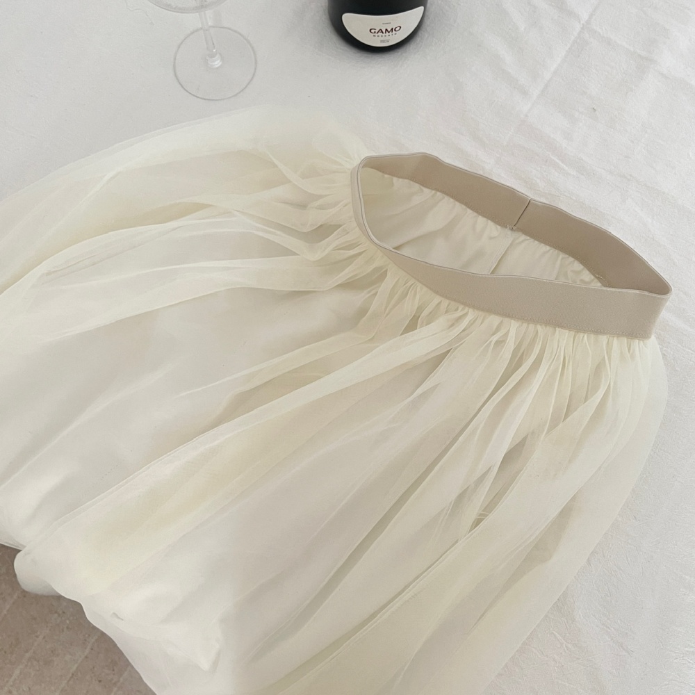 Knitted Pseudo-two tops bow wool skirt a set