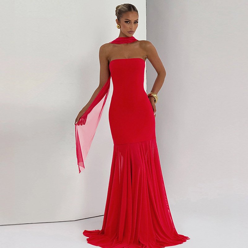 Sexy long dress fashion evening dress for women