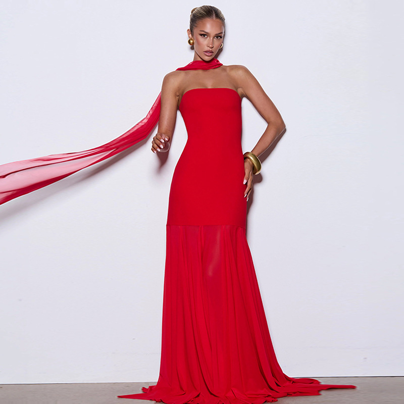 Sexy long dress fashion evening dress for women