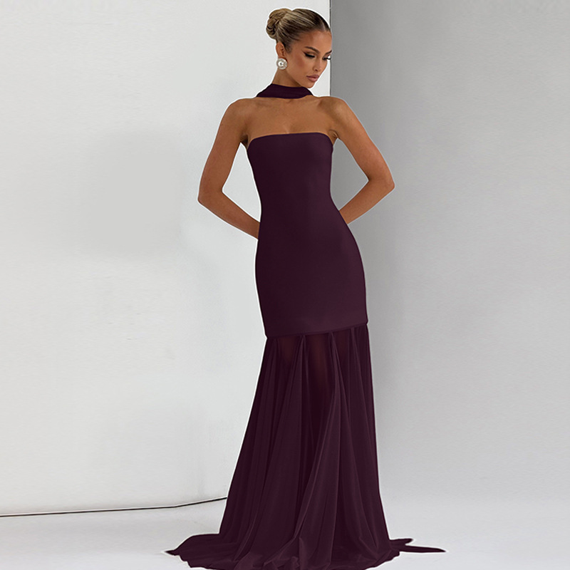 Sexy long dress fashion evening dress for women