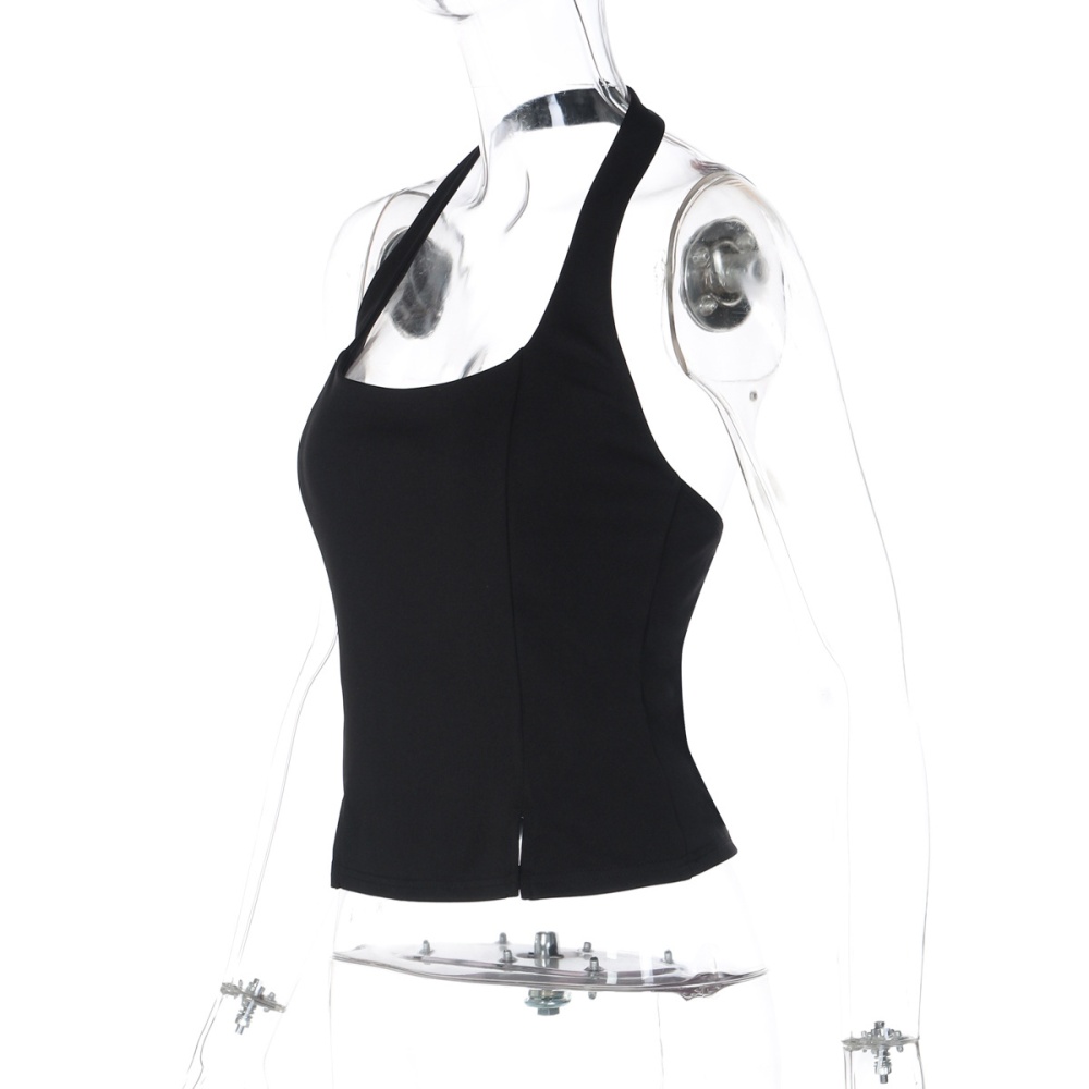 Short sexy spicegirl wrapped chest winter vest for women