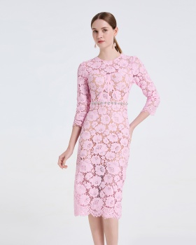 Package hip stereoscopic chest pad diamond dress