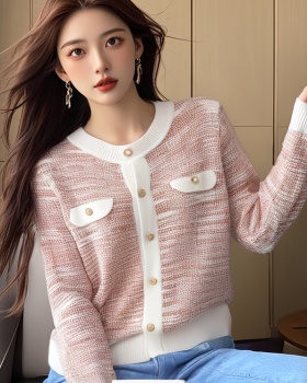 France style autumn coat lazy tender sweater for women