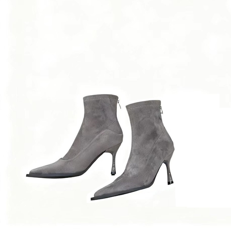 Autumn and winter boots pointed short boots for women