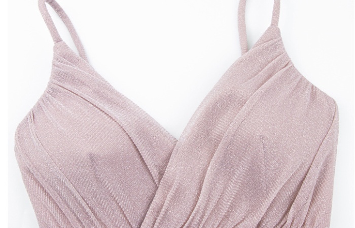 Tight package hip fold T-back sling sexy dress for women