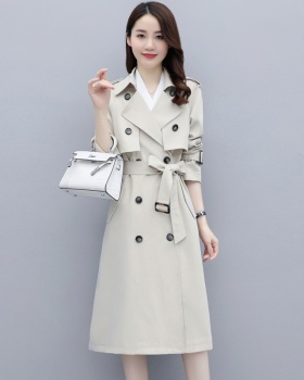 British style windbreaker fashion coat for women