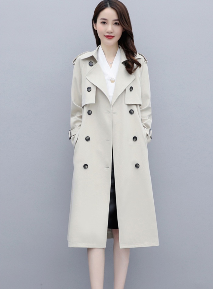 British style windbreaker fashion coat for women
