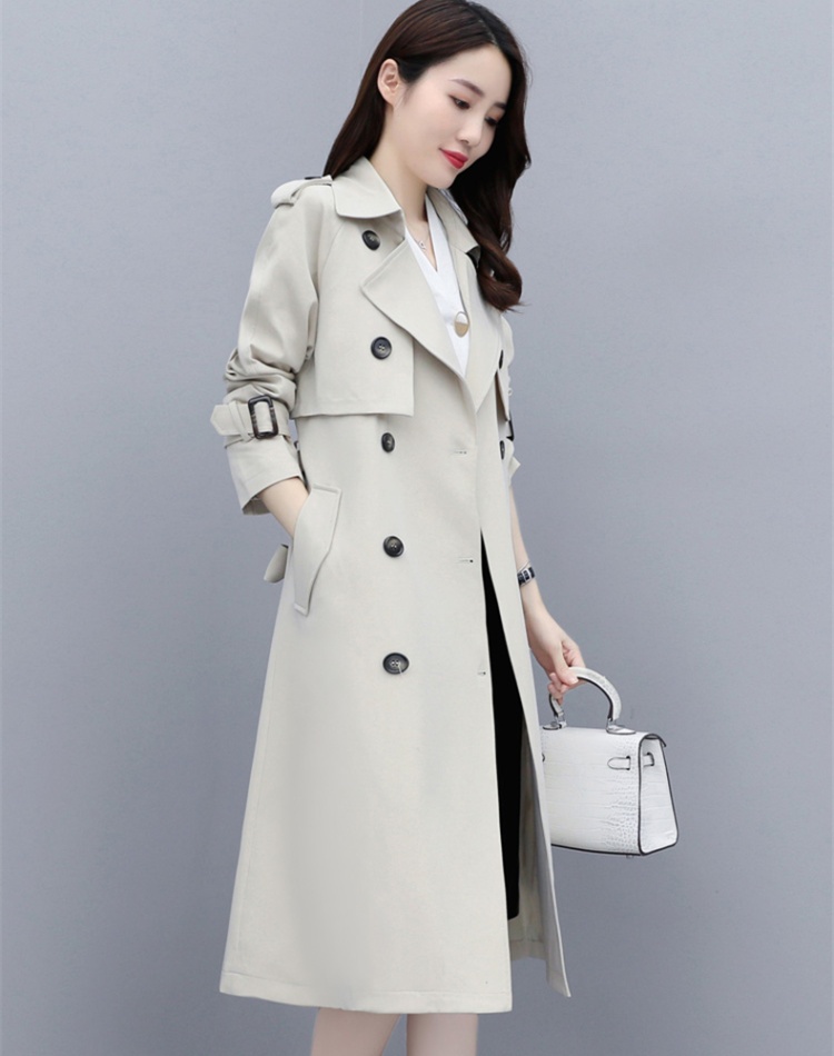 British style windbreaker fashion coat for women