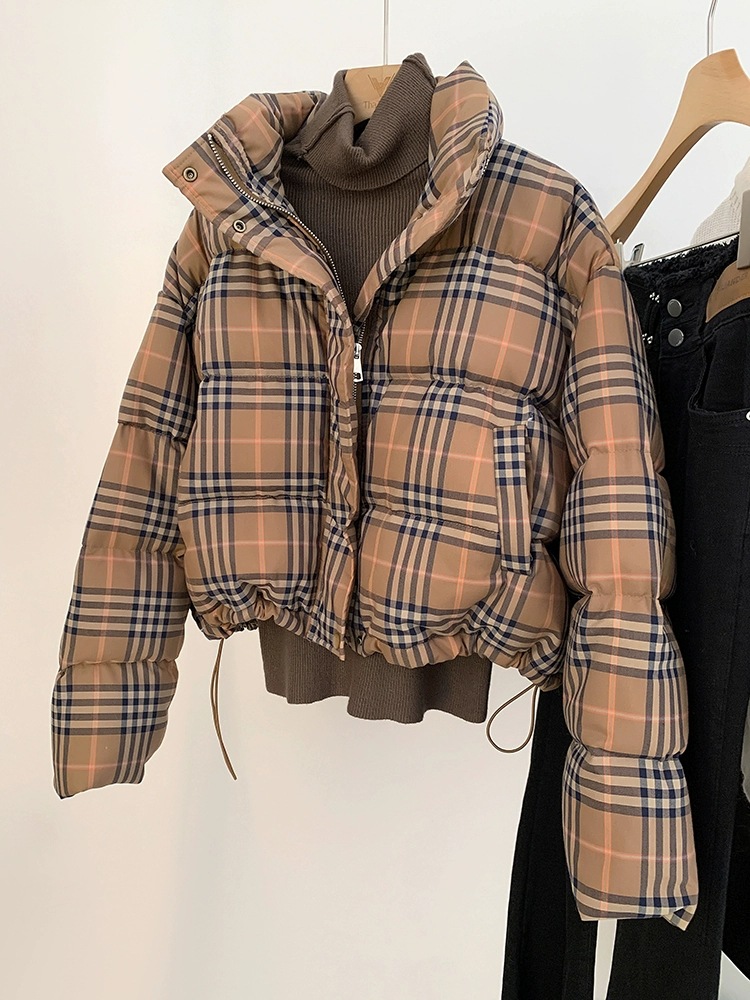 Korean style coat thick bread clothing for women