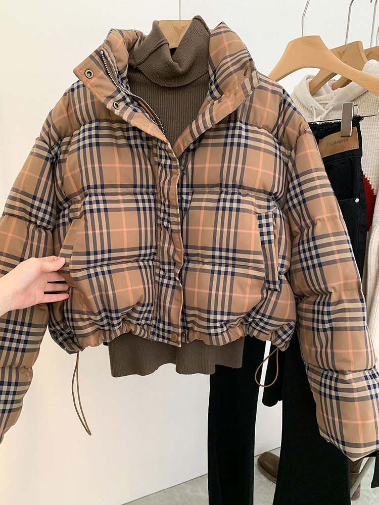 Korean style coat thick bread clothing for women