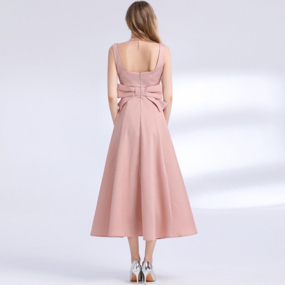 Slim pinched waist dress sleeveless Sexy underwear