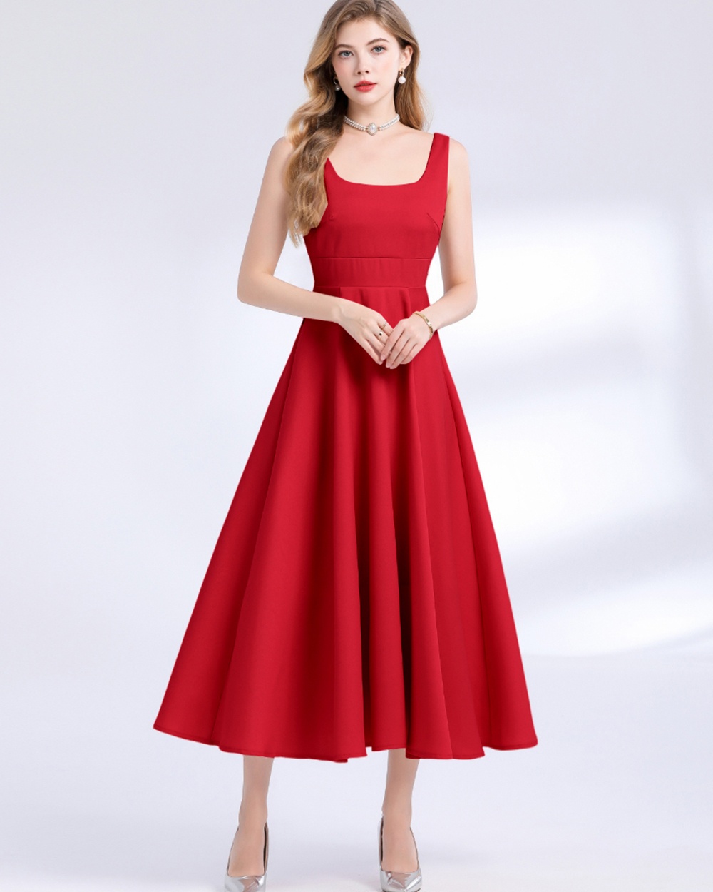 Big skirt slim dress pinched waist sling Sexy underwear