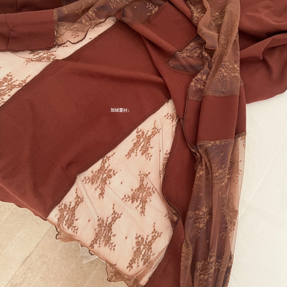 Splice autumn and winter mermaid lace dress