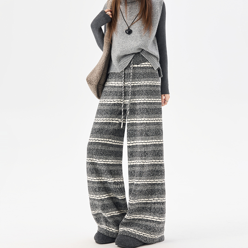 Lazy casual pants wide leg pants for women