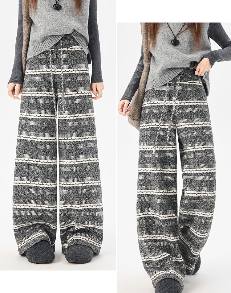 Lazy casual pants wide leg pants for women