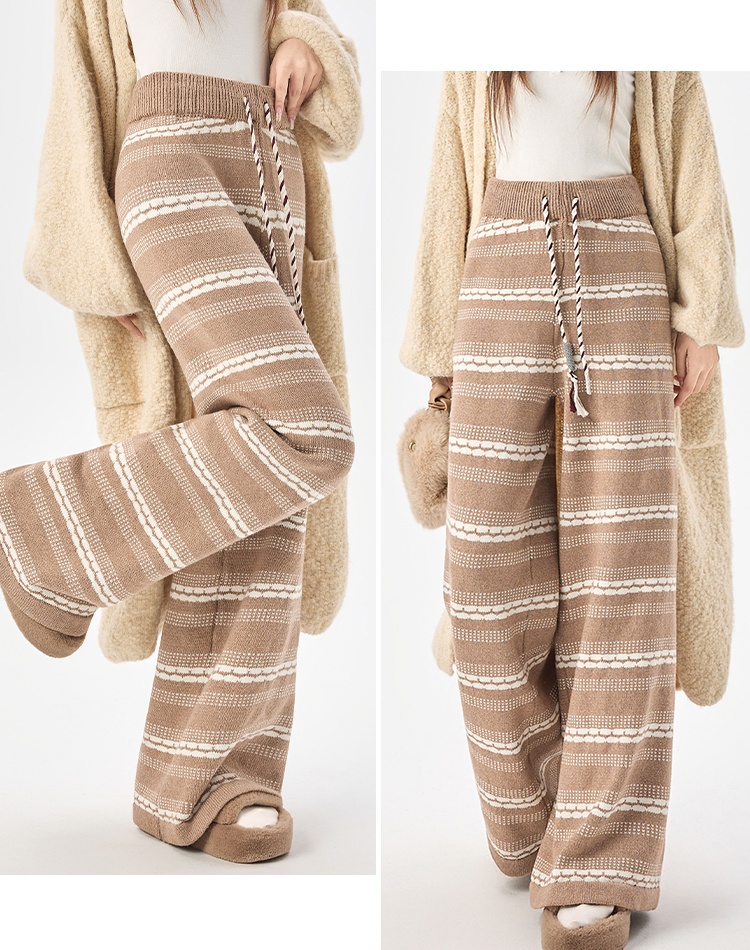 Lazy casual pants wide leg pants for women