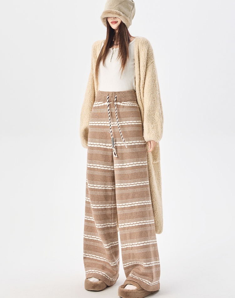 Lazy casual pants wide leg pants for women