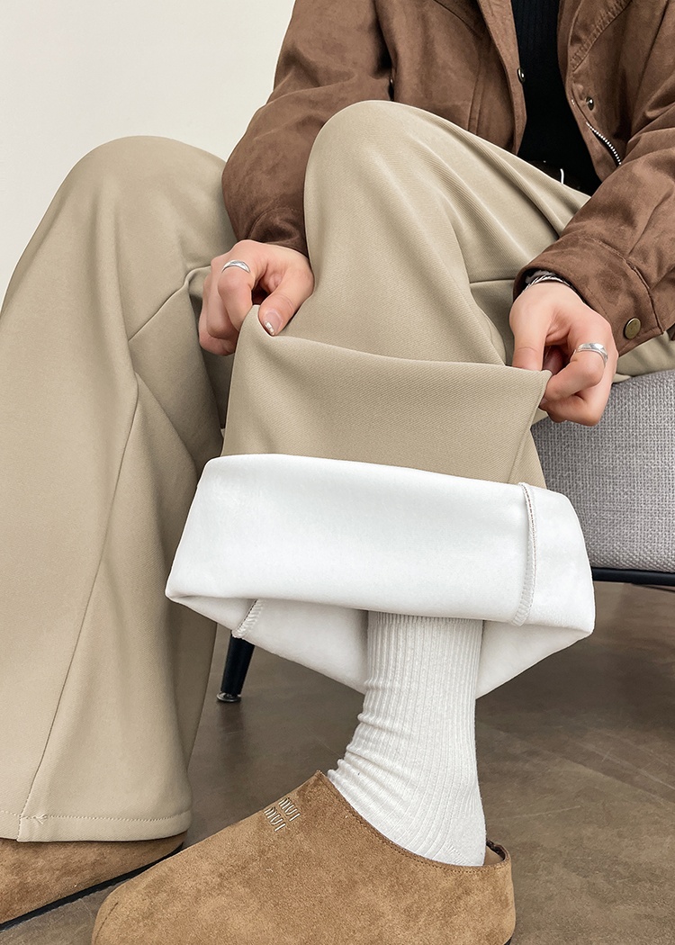 Straight wide leg pants business suit for women