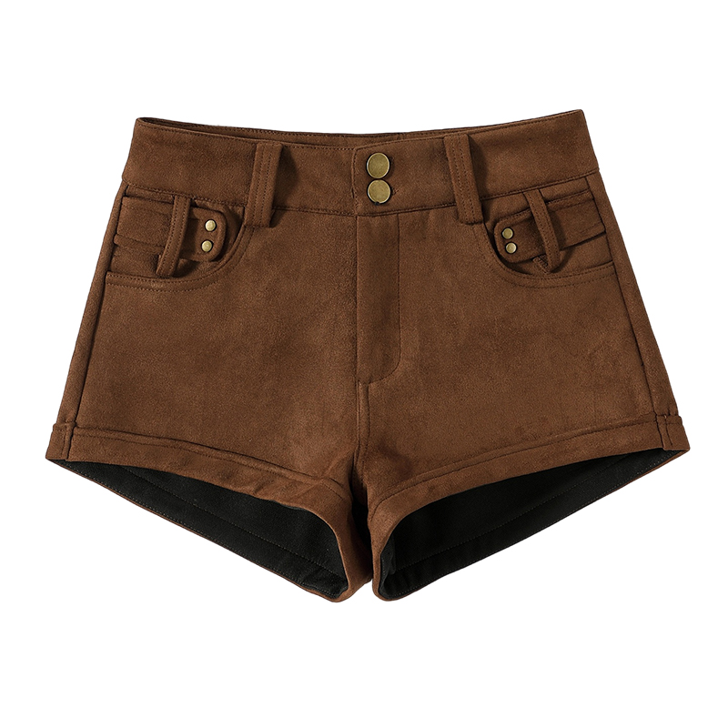 Bottoming boots pants American style shorts for women