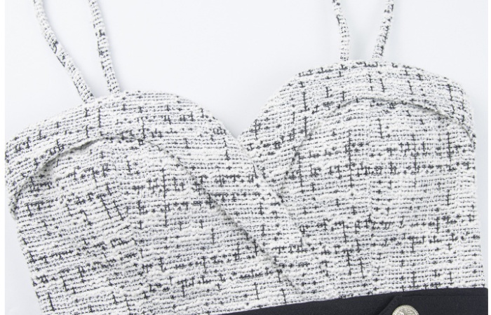 Overalls spicegirl dress mixed colors tight T-back