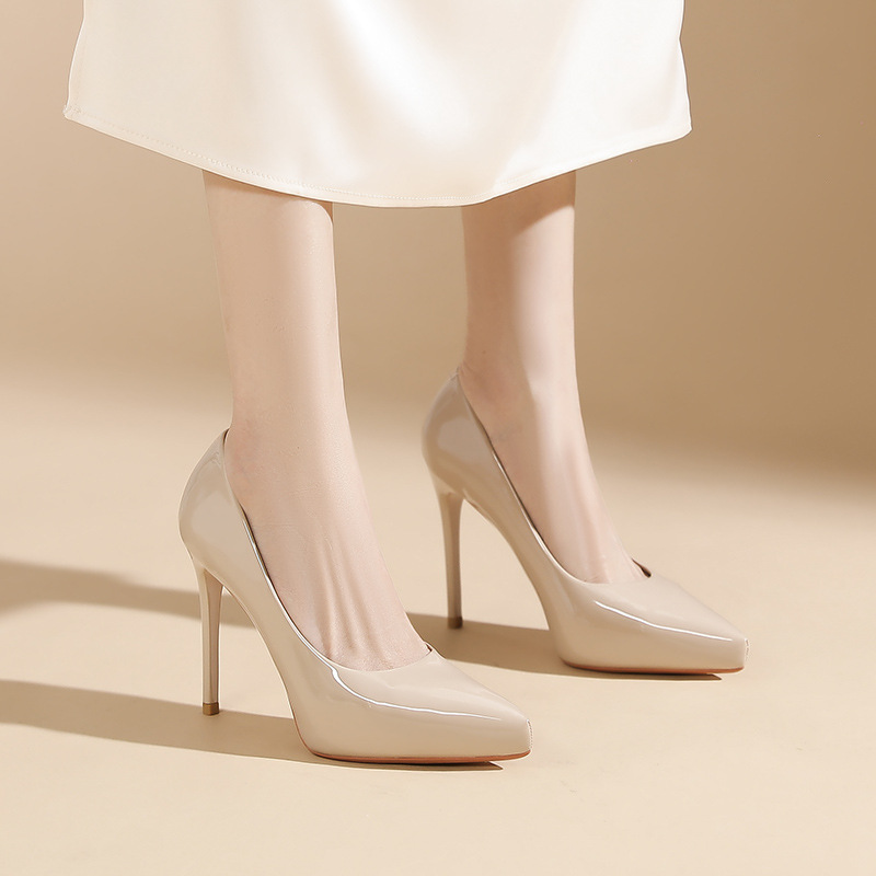 Pointed sexy platform temperament high-heeled shoes