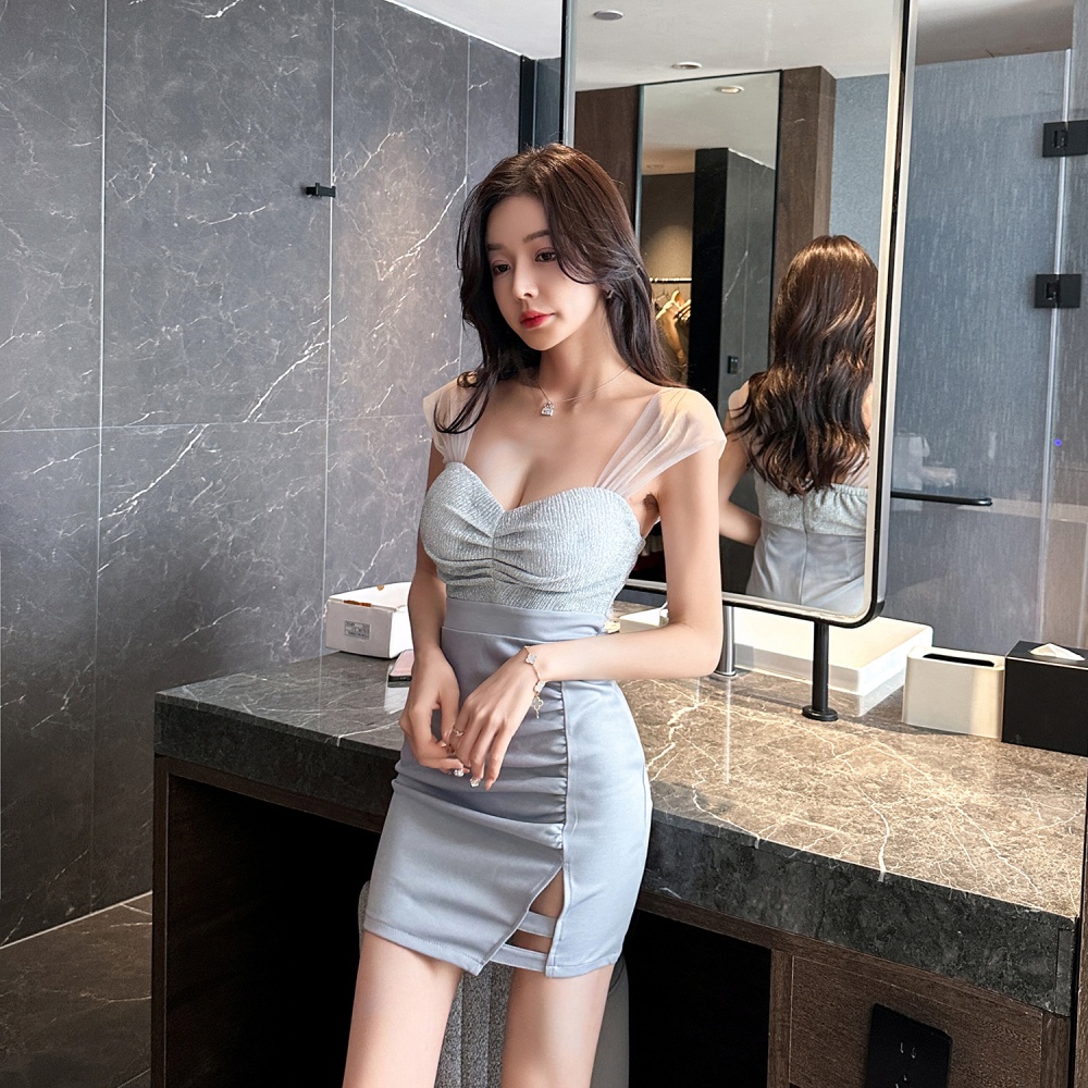 Package hip tight dress temperament halter T-back for women