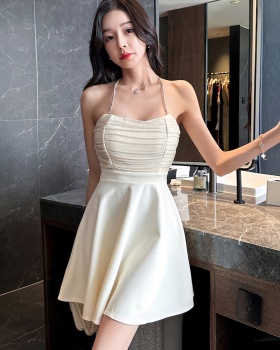 Cover belly sexy T-back enticement dress for women