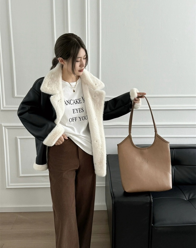 Retro autumn and winter locomotive thick jacket for women