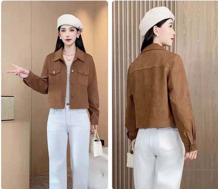 Autumn and winter slim short jacket for women