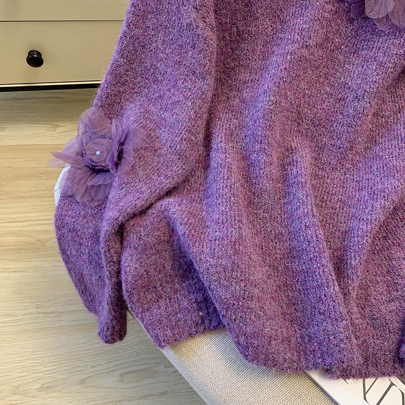 Knitted thick tops winter lazy sweater