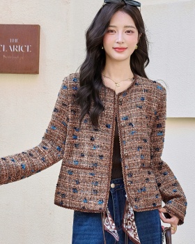 Chanelstyle sequins autumn and winter weave coat