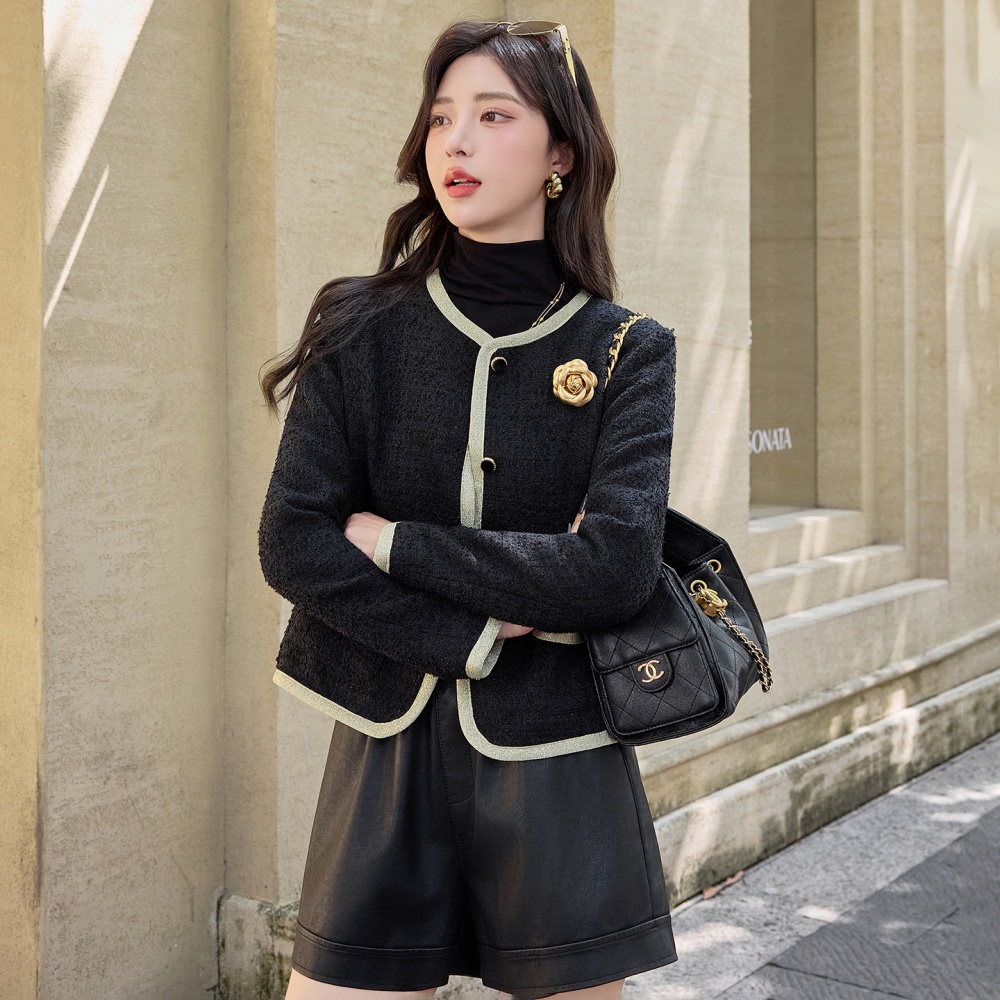 Wool winter chanelstyle plus cotton coat