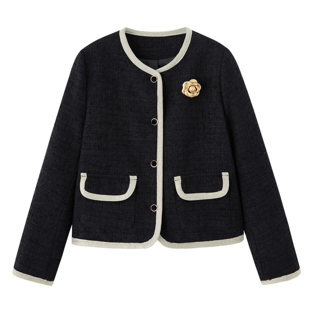 Wool winter chanelstyle plus cotton coat