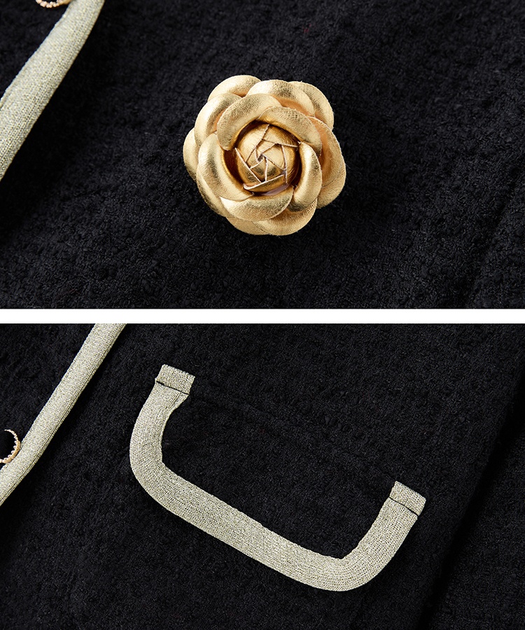 Wool winter chanelstyle plus cotton coat