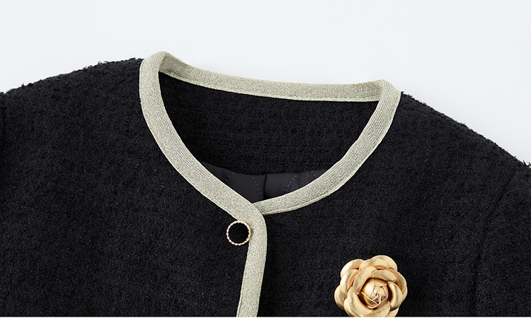 Wool winter chanelstyle plus cotton coat